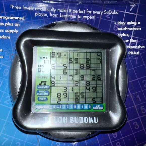 Excalibur SuDoku Touch Screen Multi Player Handheld Electronic Game Puzzles 2782 - Picture 2 of 4